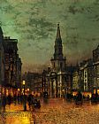 John Atkinson Grimshaw Blackman Street London painting